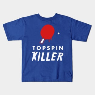 Topspin Killer (white) Kids T-Shirt